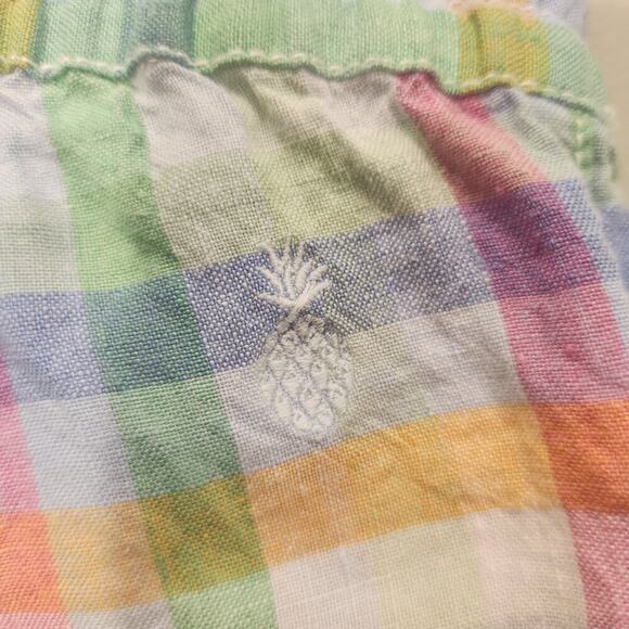 Tommy Bahama Coastal Key High Waist Linen Shorts in Dew Drop - Size S - Picture 5 of 6